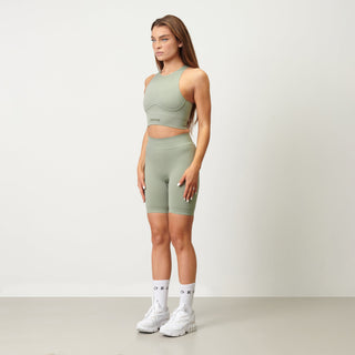 Disora Disora High Neck Sports Bra - Pistachio Green