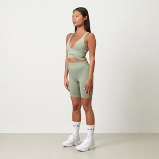 Disora Disora Seamless High Waisted Cycling Shorts - Pistachio Green