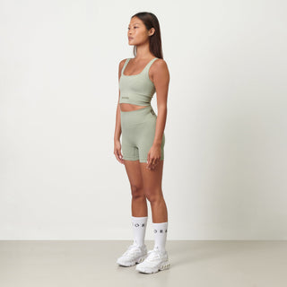 Disora Disora Square Neck Sports Bra - Pistachio Green